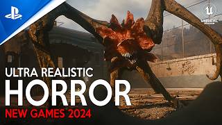 TOP 20 MOST REALISTIC Horror Games coming to PlayStation 5 in 2024 and 2025 [upl. by Suqram181]