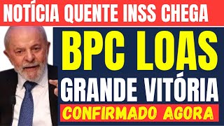 NOTÍCIA QUENTE INSS BPC LOAS GRANDE VITÓRIA APROVADA [upl. by Amorita]