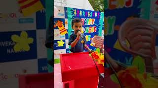 Happy Childrens day 2024 devansh youtubeshorts shortsvideo trending celebration speech 😋 [upl. by Ajnat]