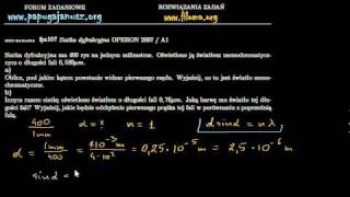 fpx107  Interferencja LISTOPAD 2006  A1  zadanie z fizyki  filomaorg [upl. by Prior]