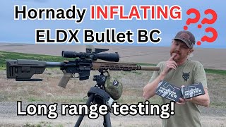 Hornady inflating hunting bullet BC Long range testing [upl. by Tiana]