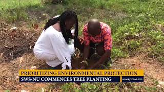 AYV REPORTS ON SLASW x NJALA UNIVERSITY SOCIAL WORK SOCIETY TREEPLANTING EXERCISE KRIO [upl. by Mikol]