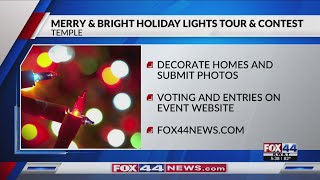 City of Temple now accepting holiday light submissions [upl. by Launamme]