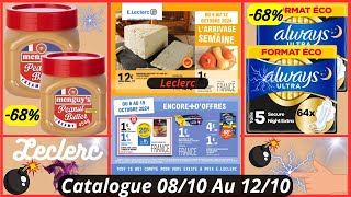 Nouveau Catalogue Leclerc De La Semaine Prochaine Du 0810 Au 121024 Les Bon Plans Leclerc France [upl. by Giglio]