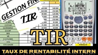 La suite de lExercice N°1 TIR Cas Cashflows différentsGESTION FINANCIÈREChoix dinvestissement [upl. by Ardelis]