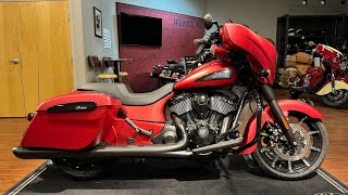 2024 Indian Motorcycle Chieftain Dark Horse Powerband Audio Package Sunset Red Smoke [upl. by Jehial]