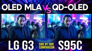 LG G3 vs Samsung S95C  Best TV of 2023 OLED Comparison [upl. by Attennod]