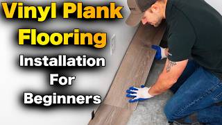 How To Install Vinyl Plank Flooring  Lifeproof Over Concrete [upl. by Shiekh392]