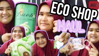 ECO SHOP HAUL MALAYSIABELI BARANG COMELSYURGA PEREMPUAN🎉 [upl. by Emmott]