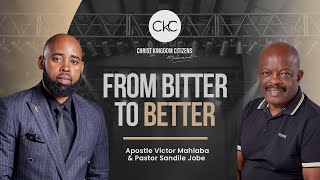 Deep Conversations with SJ FROM BITTER TO BETTER Apostle V Mahlaba amp Pastor Sandile Jobe [upl. by Plato]