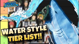 Ranking ALL Water Style Jutsu in Naruto Storm Connections  Tier List [upl. by Isayg]