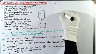 Part8 Voltammetry  Applications of hydrodynamic Voltammetry [upl. by Enilegnave]