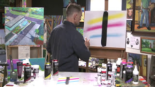 A Closer Look At Transparent Spray Paint Colors  Acrylic Painting  Liquitex [upl. by Nel]