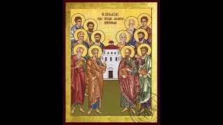 Divine Liturgy for 6th Sunday after Pentecost Synaxis of the 12 Apostles June 30 2024 [upl. by Nahtnamas]