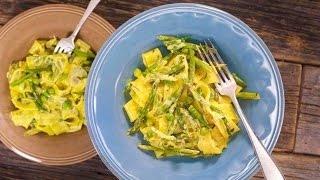 Pasta Primavera with Saffron Cream [upl. by Guinevere96]