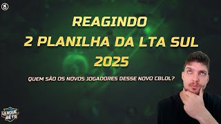 Reagindo 2 Planilha da LTA Sul 2025 [upl. by Lynnelle119]