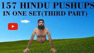 THE ONLY PUSH UP YOU NEED TO GET STRONG amp JACKED  guy does 157 hindu push ups in a row [upl. by Buatti]