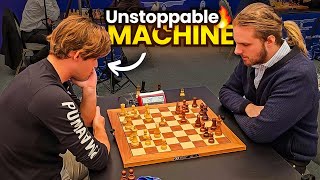 The Unstoppable Machine  Magnus Carlsen vs Richard Rapport  World Blitz 2023 [upl. by Unni]