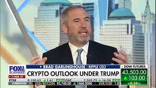 Crypto Outlook Under Trump  Ripples Brad Garlinghouse  Fox Business [upl. by Horst]