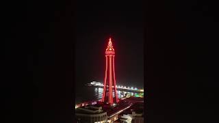 Blackpool tower in uk ytshorts travelvlog [upl. by Alfeus483]