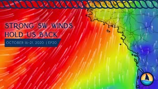 Ep20  Will we EVER make it across the Bay of Biscay Strong SW winds impend on our travels [upl. by Rosabelle953]