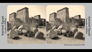 3D Stereo  The Temple of Philae [upl. by Ramonda]