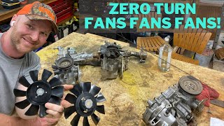 Zero Turn Transmission Fan Replacement Hydrogear [upl. by Wadell]