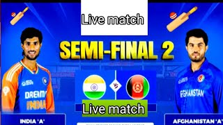 2nd inning Afghanistan vs India live match today Simi final [upl. by Emmalyn]