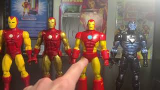 Rowntree ReviewsIronman Model 9 Marvel Legends Retro carded [upl. by Tiloine]