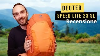 Deuter Speed Lite 23 SL  Zaino leggerissimo e comodo per escursioni leggere [upl. by Naam]