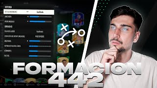 TACTICAS 442 ¡DOMINA EL JUEGO CON ESTA FORMACION EA FC 24 [upl. by Haraf366]