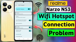 Realme Narzo N53 Hotspot Connection Problem Solution  HM Technical [upl. by Rosabel453]