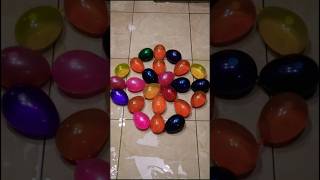 Amazing Colorful Balloon Design Popping Reverse ASMR [upl. by Akiem285]