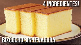 SIN LEVADURA BIZCOCHO Genovés Perfecto Alto y Esponjoso Para Tartas [upl. by Nesnah39]