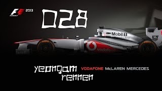 F1 2013  Lets Play Together  Saison 2  028 Round 14  Korea Rennen HD [upl. by Yeltnarb]