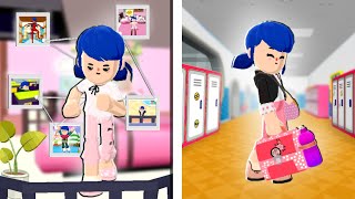 MORNING ROUTINE OF MARINETTE pkxd miraculous marinette routine [upl. by Dimmick]