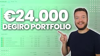 Mijn €24000 Portfolio  Beleggen bij DEGIRO [upl. by Naruq]