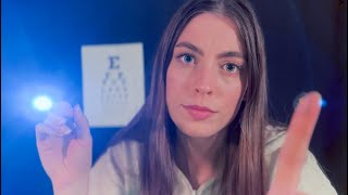 ASMR Contact Lens Consultation and Fitting SoftSpoken with Eye Examination [upl. by Lehrer]