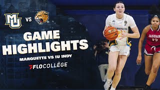 Highlights Marquette 83 IU Indy 50 Nov 24 2024 [upl. by Phebe]