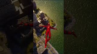 Marvel spiderman 2 red uptown pride suit spidermancostume symbiote spidersuit ironspidersuit [upl. by Scevour]