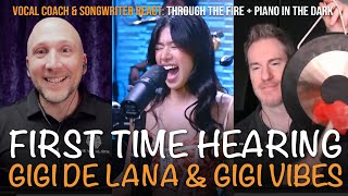 Reaction to GiGi Vibes AMAZING PERFORMANCE of Through The Fire and Piano In The Dark [upl. by Edmonda]