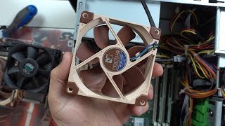 Estou a Melhorar o Desktop Gaming  Ventoinhas NOCTUA vs stock NFA8 NFA9 NFA12x25 [upl. by Waters632]