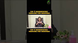 Top 5 Homeopathic Medicine For Insomnia healthtips homeopathy insomnia sleepdisorders [upl. by Erlinna]