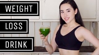 🌿 WEIGHT LOSS SUPER GREEN SMOOTHIE RECIPE 🍃 [upl. by Atteuqahs776]