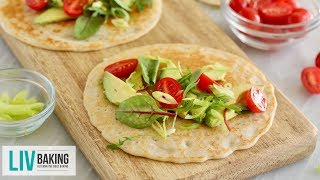 3Ingredient GlutenFree Flatbread  Liv Baking [upl. by Babby]