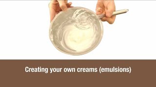 Creating your own creams emulsions [upl. by Yehc344]