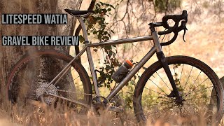 Litespeed Watia Gravel Bike Review  Road Bike Action [upl. by Aicilic]