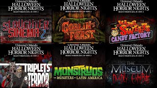 ALL Halloween Horror Nights Original Houses Announced  MASSIVE HHN 2024 Update  Universal Orlando [upl. by Adin394]