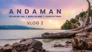 Port Blair Vlog 2  Ross Island  Chidiya Tapu andaman [upl. by Tloc]