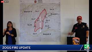 LIVE  Cal Fire gives update on Zogg Fire burning in Shasta County [upl. by Matuag891]